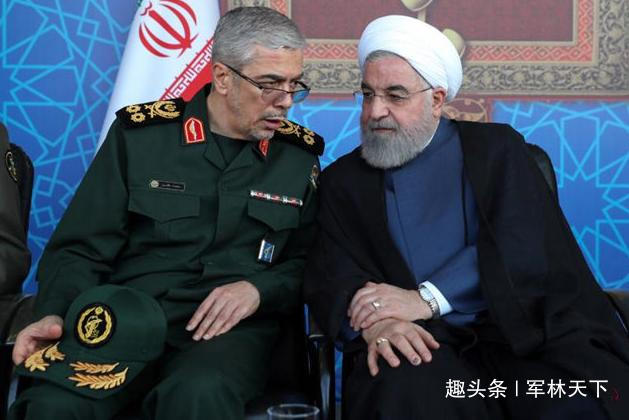 伊朗这个总参谋长不一般，姓名牌上有国旗，国家责任一肩挑