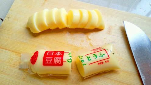 这种“不正经豆腐”，里面一点黄豆都没有，在中国很少有人吃