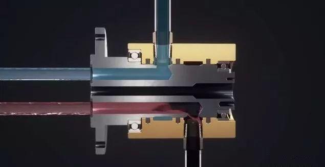 「中国工程机械信息网」挖掘机为什么可以连续旋转而油管不会缠绕，原来全靠这个零件