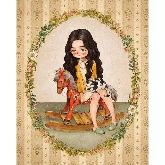 #文思泉涌#一组暖心的插画！治愈你的心灵！