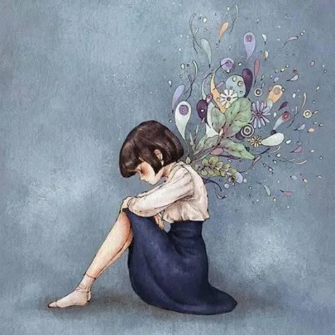 #文思泉涌#一组暖心的插画！治愈你的心灵！