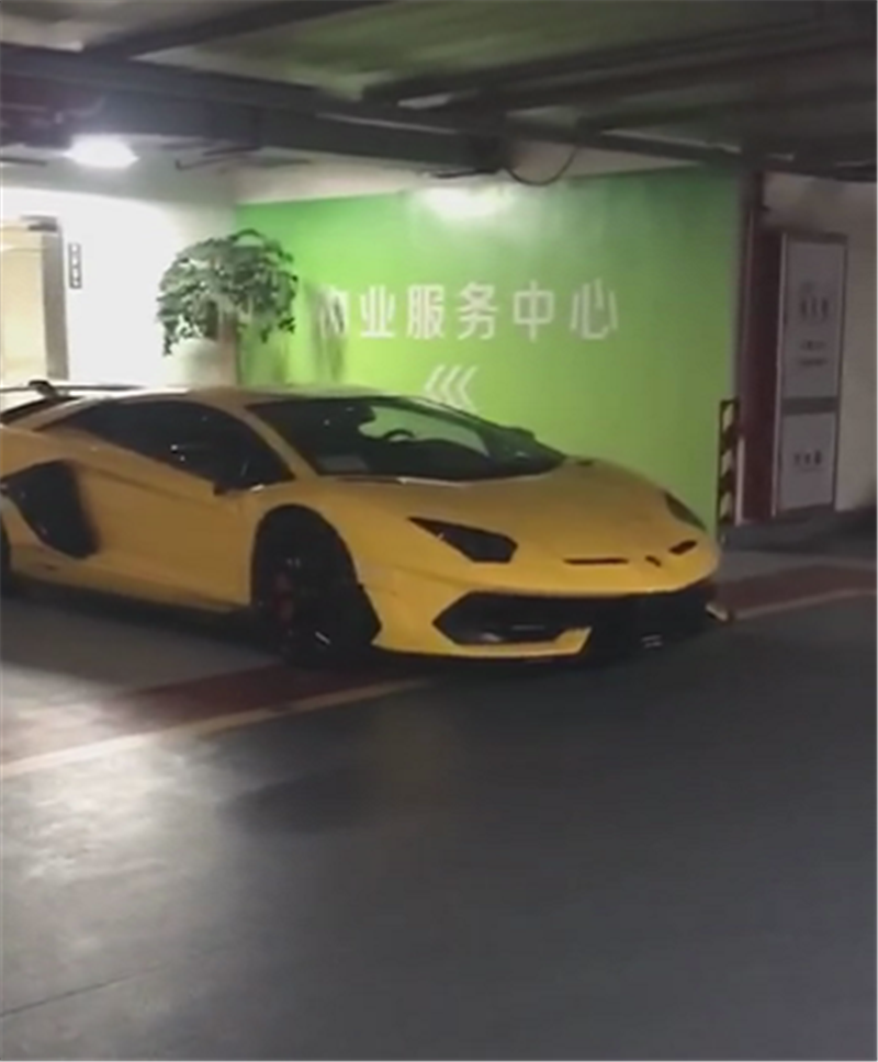「柠檬论车」700万兰博基尼的车位被占，物业不管，车主直接把车停物业门口