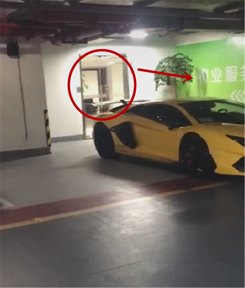 「柠檬论车」700万兰博基尼的车位被占，物业不管，车主直接把车停物业门口