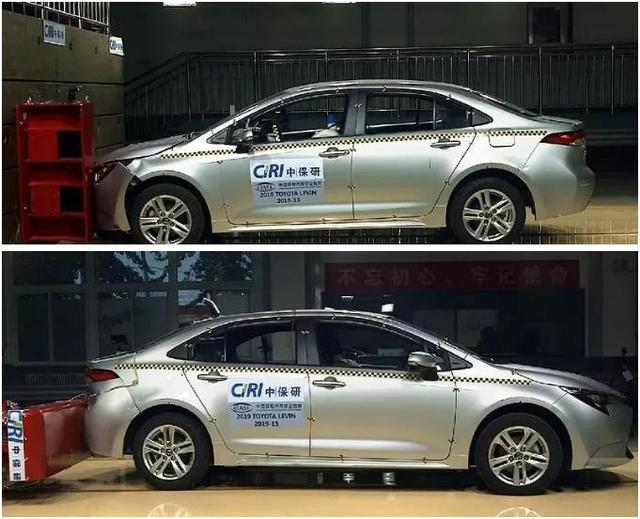 车界@日系车不安全？解读丰田雷凌中保研碰撞成绩，结果表现不俗？