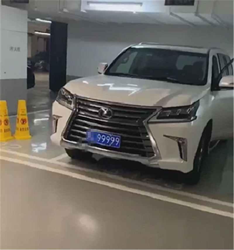 「柠檬论车」土豪的2台车，一台雷克萨斯挂“九五之尊”，另一台埃尔法挂5个6