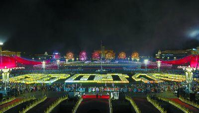 3290块光影屏点亮主题表演 中国技术绘出最美中国色彩