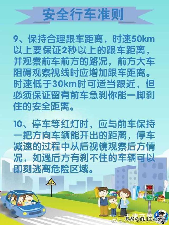 「潮人谈汽车」安全行车准则