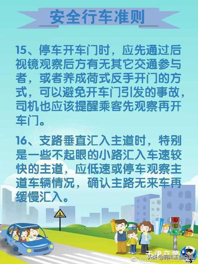 「潮人谈汽车」安全行车准则