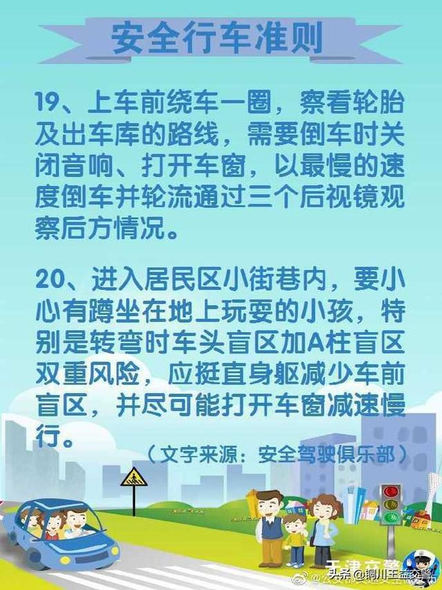 「潮人谈汽车」安全行车准则