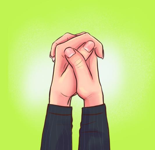 「一家人的乐趣」只需紧握双手，便可知你属于哪种性格