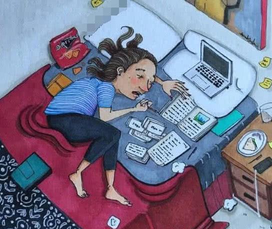 校园留声机■心理学：你认为下面哪个女孩在装睡？测出让你念念不忘的人是谁