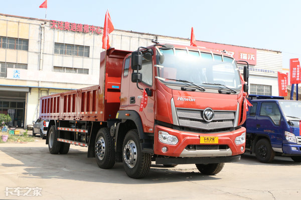 卡车之家：建筑原材料运输专用，这款三轴自卸车你不看看吗？