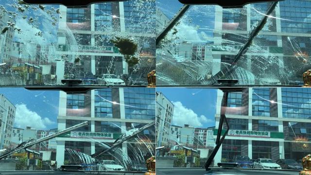 #蛋蛋懂车#你有见过双刮尖的雨刮吗？传统雨刮与新世代雨刮的精彩博弈