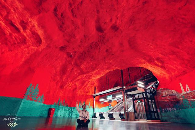 世界最美地铁，被誉为最炫地下艺术长廊，网友高呼太美了！