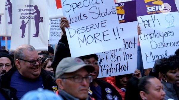 美国芝加哥教师将举行罢工 40万学生或没课上