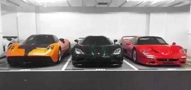车车迷：古天乐住的小区，地下车库豪车无数，全都是超级跑车