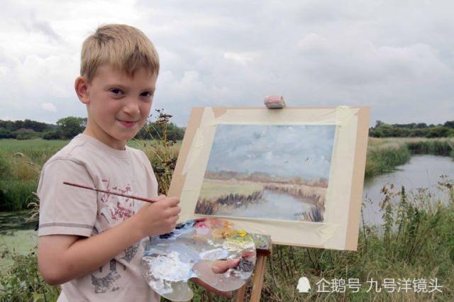 6岁男孩从小画画没上过学，靠卖画收入超2700万