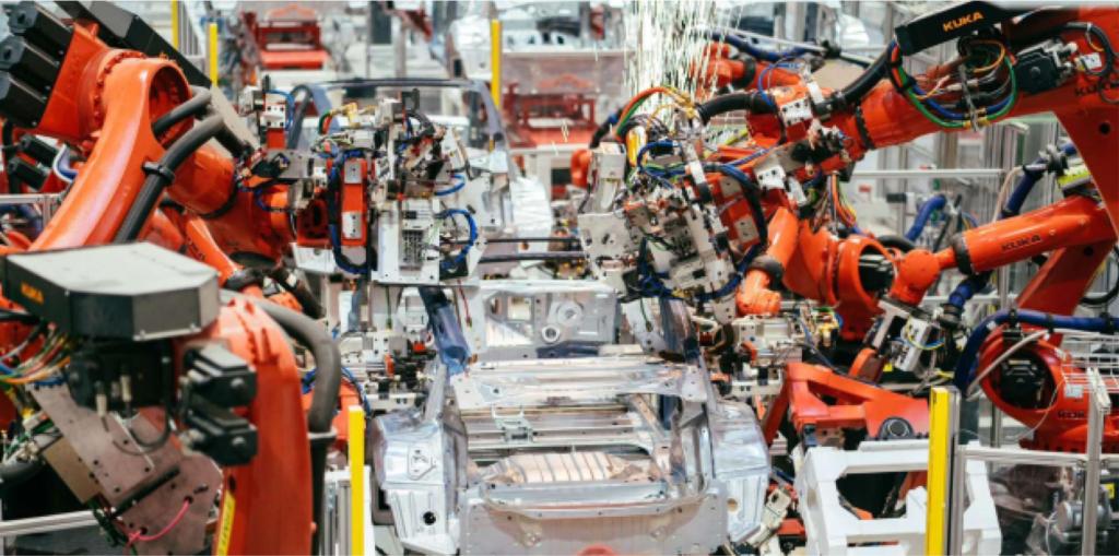 「解放网」特斯拉上海工厂已开始试生产，内部照片首次曝光