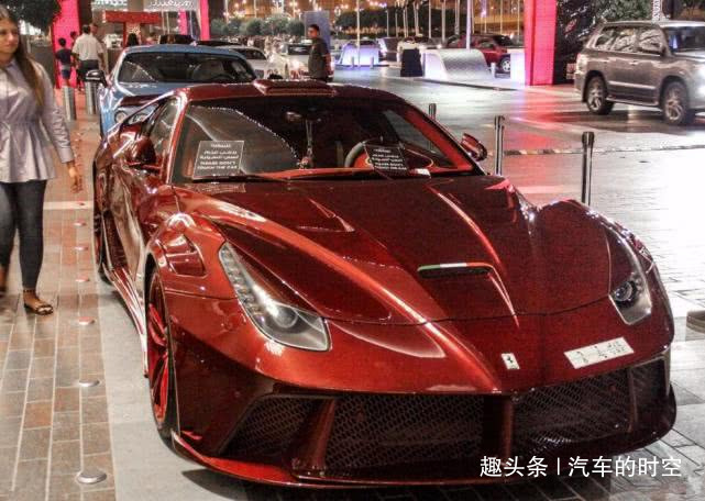 「汽车的时空」沙特土豪定制法拉利，取名“革命”，停在门口保安用隔离栏守护