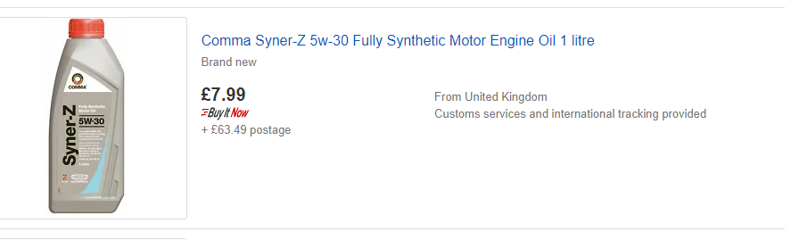 「汽车姐小王」网友带你看看在英国最便宜的机油是个啥