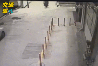 蛋蛋懂车：一组动图警示你： 马路上耍特技 代价惨痛