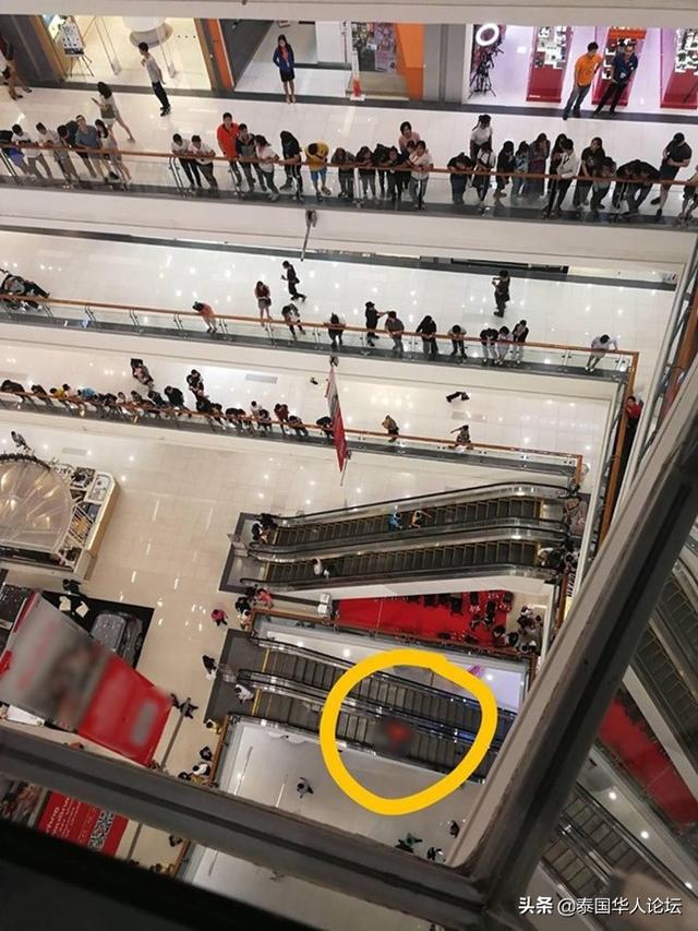 16岁男孩泰国名商场跳楼自杀 魂断扶梯