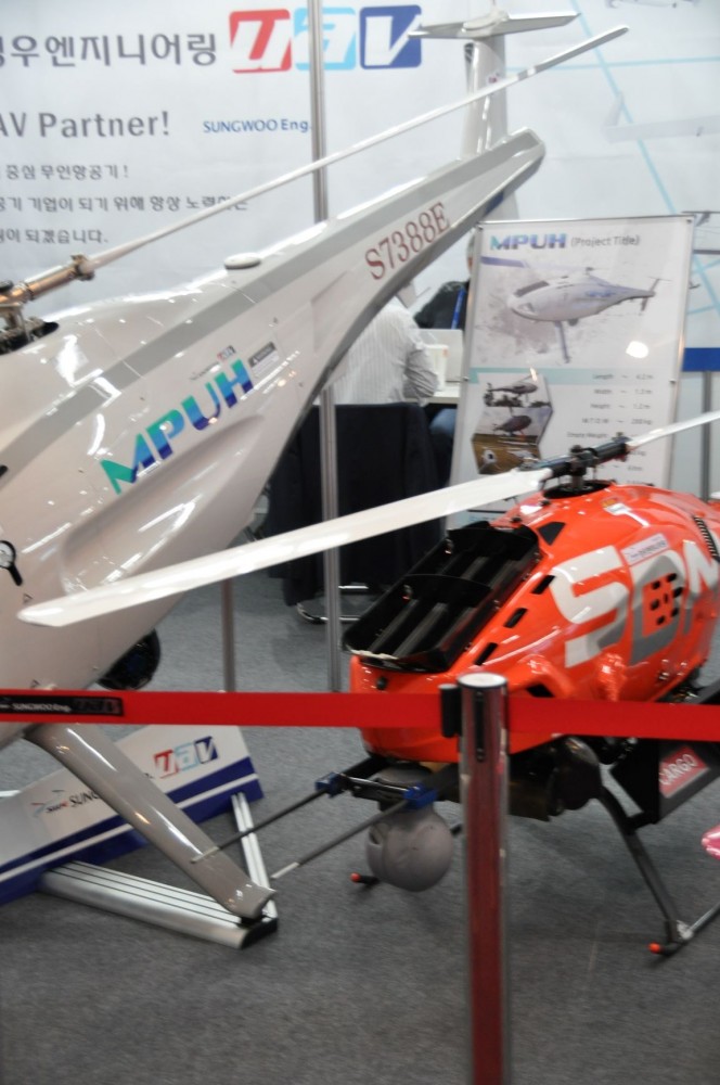 韩国防务展多款自研无人机亮相 隐形无人机亮相
