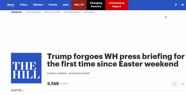 哈哈您就是网红啊！特朗普称自己是史上最勤奋总统