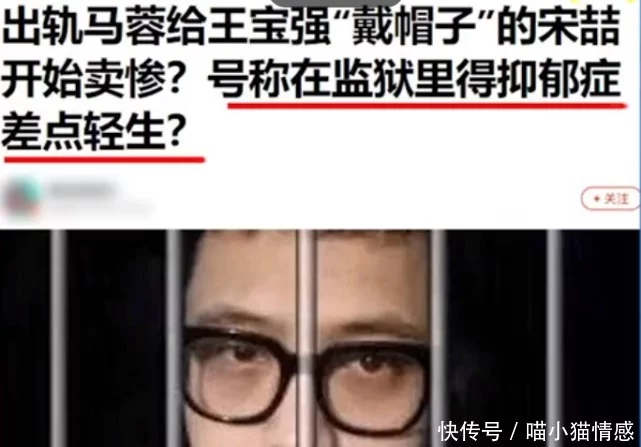 报应？曝给王宝强“戴帽子”的宋喆监狱中悲剧了！