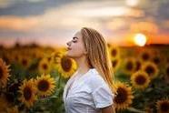 fun娱乐@夕阳下的柔美少女 向日葵花海中的梦幻时刻