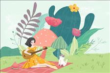 #夜话部落#感情中，不要轻易爱上常发动态的人，你给不了她想要的