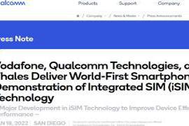 美国圣地亚哥时间1月18日|高通演示采用isim新技术的智能手机