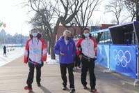 国际奥委会委员萨马兰奇参访北京冬奥村