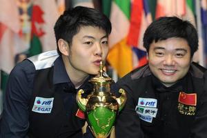 中国名将9-6胜世界第1特鲁姆普夺冠，梁文博出战德国赛，再次冲冠