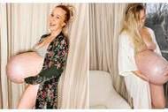 丹麦三胞胎妈妈分享壮观孕肚照片，超1400万人观看，母亲真伟