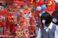春节将至 越南民众街头置办年货