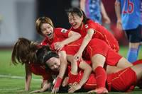 女足亚洲杯半决赛，中国女足战胜日本！